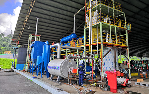 Waste Oil Recycling to Diesel Machine