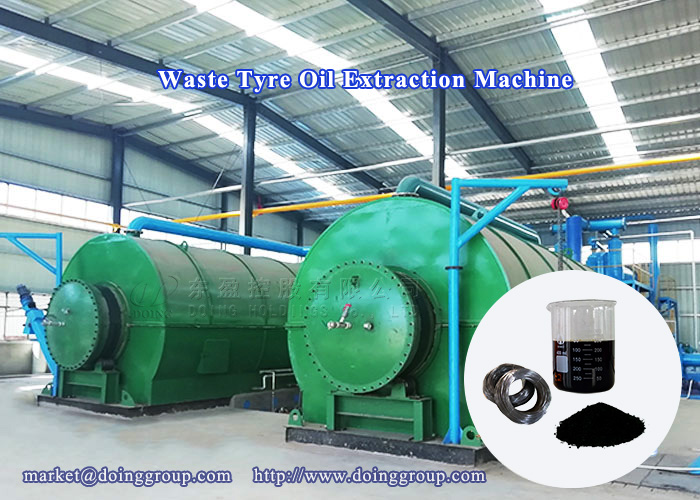waste tyre oil extraction machine