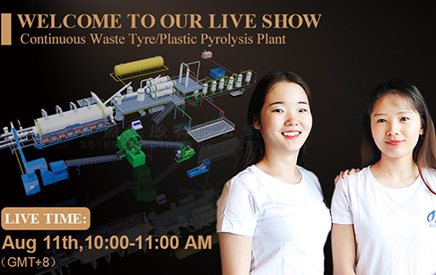 Live show about fully automatic waste tyre/plastic pyrolysis plant