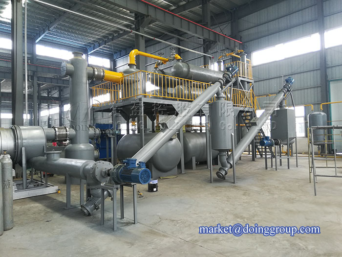 continuous pyrolysis plant