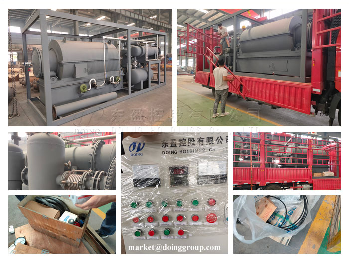 waste tire pyrolysis plant