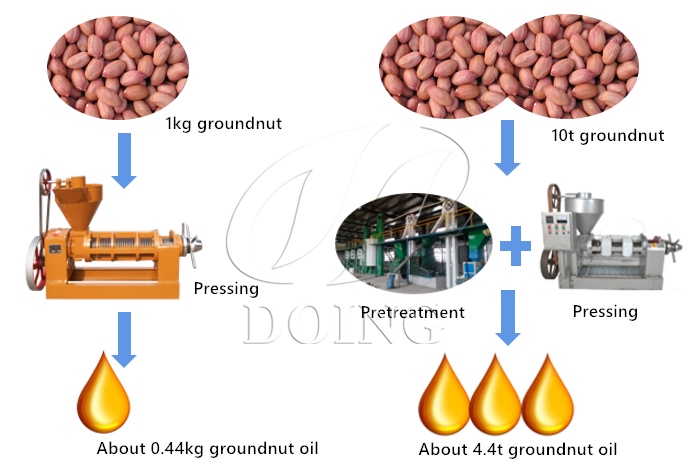 groundnut oil extraction