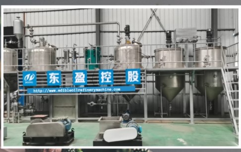 2tpd small batch type palm oil refinery machine and refining process 3D animatio...