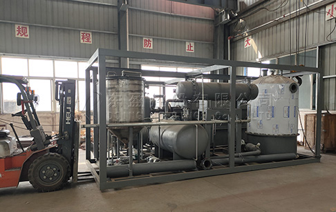 500kg waste tyre pyrolysis plant and 500kg tyre oil distillation machine deliver...