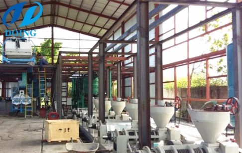 100TPD sunflower oil production plant project in Uganda