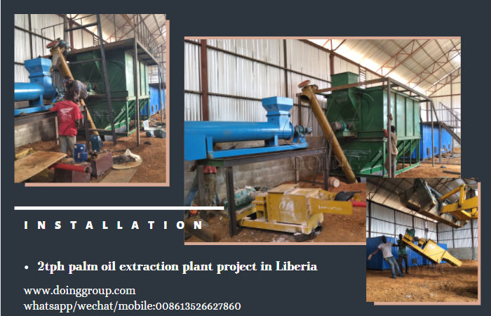 palm oil extraction plant