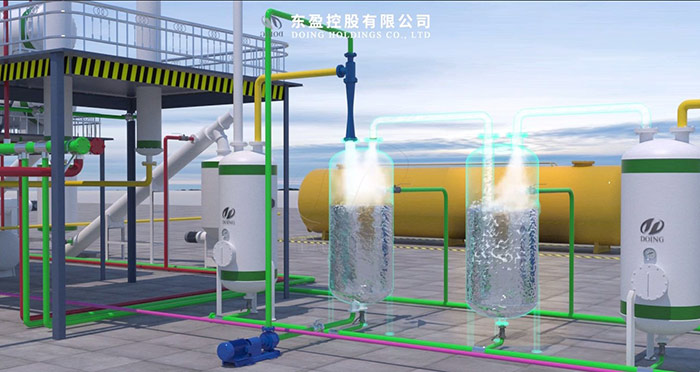 waste tire pyrolysis plant