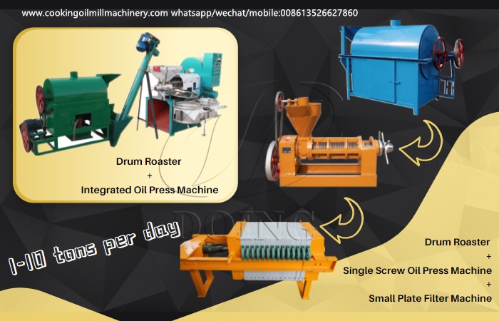 corn germ oil processing machine