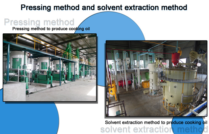 pre-pressing&solvent extraction method