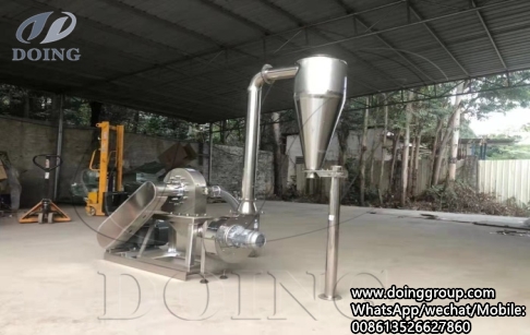 Turkmenistan customer ordered a set of DX-360 fluted disc crusher from Henan Glory Company