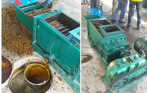 1TPH double screw palm oil press operation feedback video from Nigerian customer...