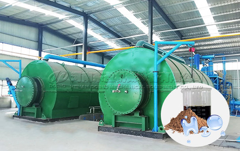 What processing plant can recycle waste oil sludge?