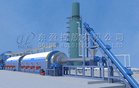 Fully Continuous Waste Plastic Pyrolysis plant
