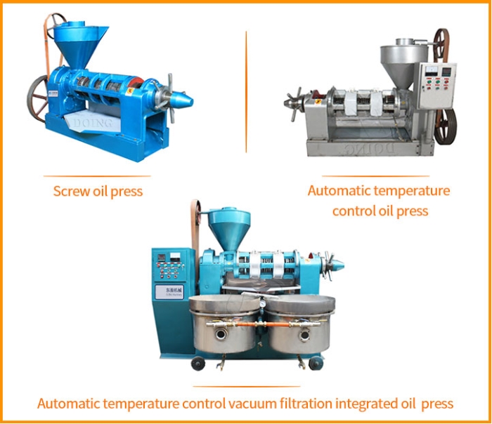 Different types of sunflower oil presses.jpg