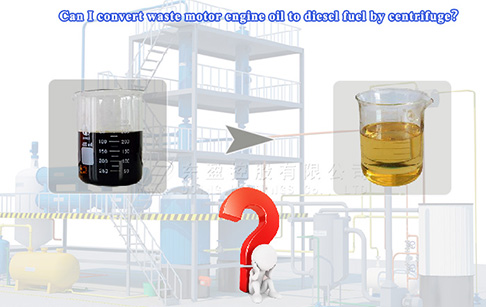 Waste oil to diesel distillation plant: a profitable way for waste oil disposal