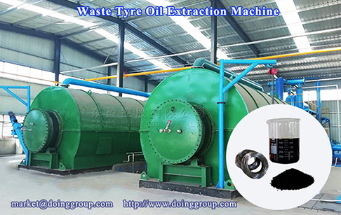 10T waste plastic pyrolysis plant running well in india