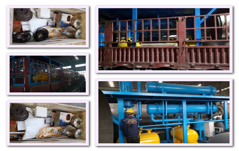 3TPD waste oil distillation plant was shipped to the Philippines