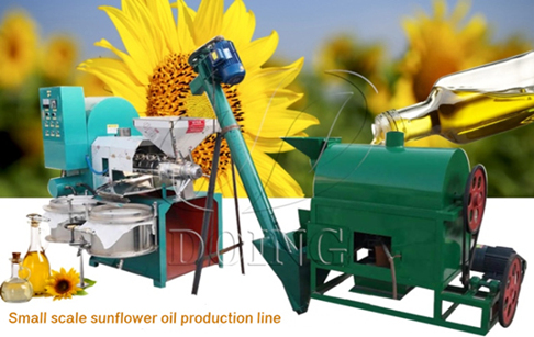 How can I get small scale sunflower oil extraction machine that can produce 0.5-...