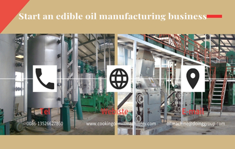 It’s a great time to start an cooking oil production business!