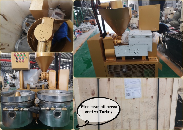 Rice bran oil expeller has been sent to Turkey.jpg