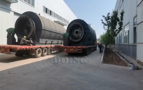 6 sets of pyrolysis reactors were delivered to Shaanxi province from DOING Facto...