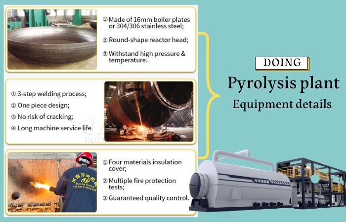 pyrolysis reactor machine design