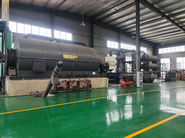 Semi-countinuous type oil sludge treatment plant