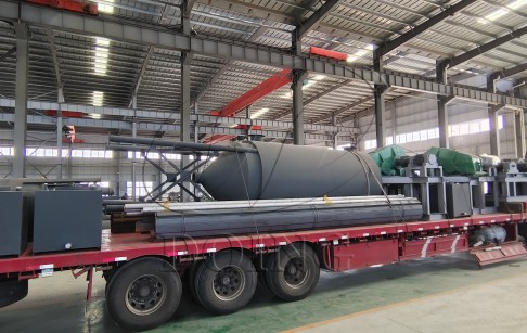 Two sets of 50TPD continuous pyrolysis machines were delivered to Liaoning, Chin...