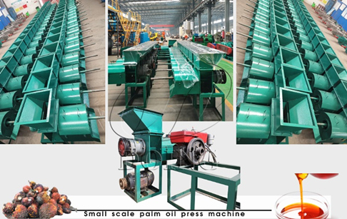 Ghanaian customer purchased a 500kg/h palm oil expeller from Henan Glory Company