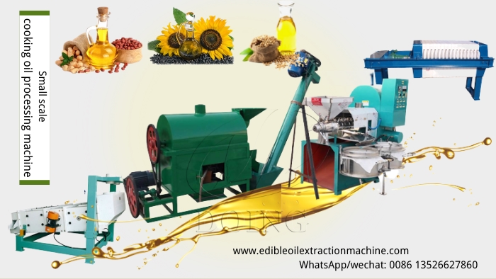 Small scale cooking oil extraction machine designed by Henan Glory Company.jpg