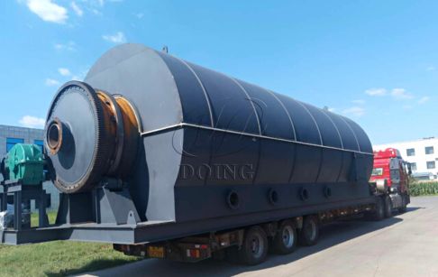 Our Indonesian customer successfully ordered a set of 15T pyrolysis recycling ma...