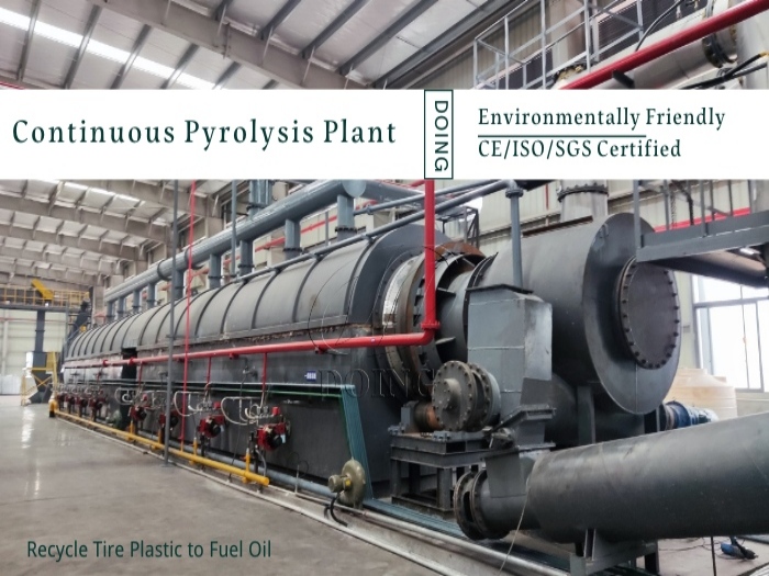 continuous tire pyrolysis plant for sale