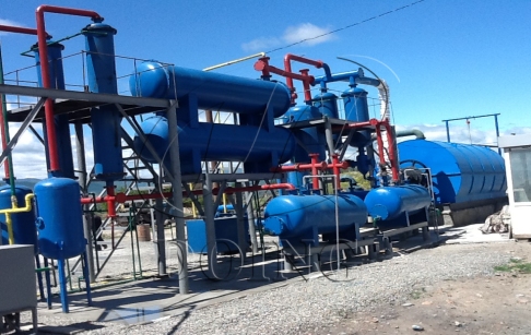 Waste Tire Pyrolysis Oil Plant