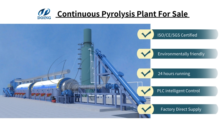 continuous pyrolysis plant advantages