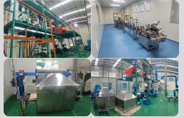 The differnet workshops of rapeseed oil processing production line