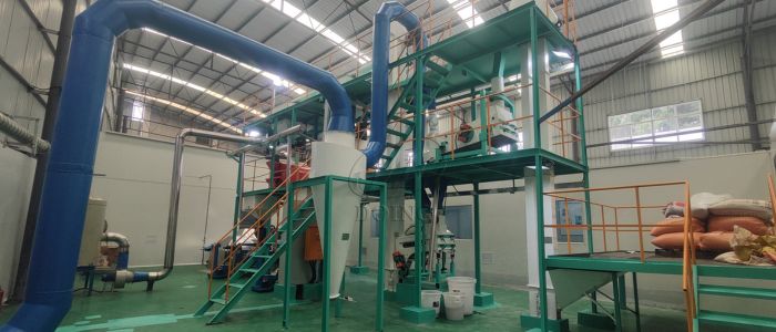 Rapeseed oil processing production line