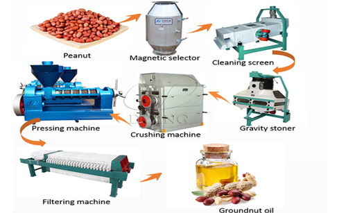 What is the cost of a small scale groundnut oil processing plant?