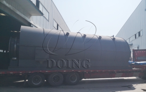 An Indian customer ordered 15TPD pyrolysis plant from DOING for the third time