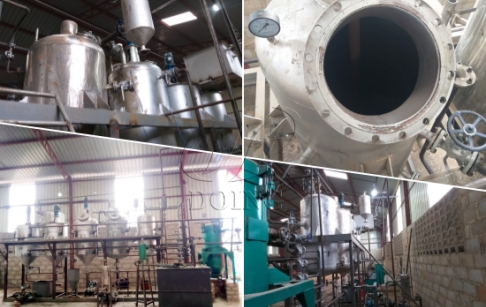 1TPD crude edible oil refinery plant ordered by our Ugandan customer has been installed