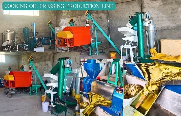 Soybean oil pressing plants