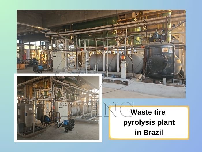 waste tyre pyrolysis plant in Brazil