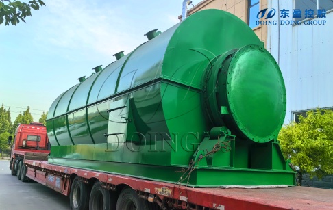 Three sets of 10TPD waste tire plastic to diesel refinery plants were delivered ...