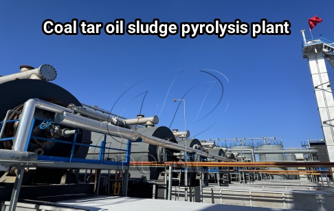 8 Sets of coal tar pyrolysis treatment machines in China operation video