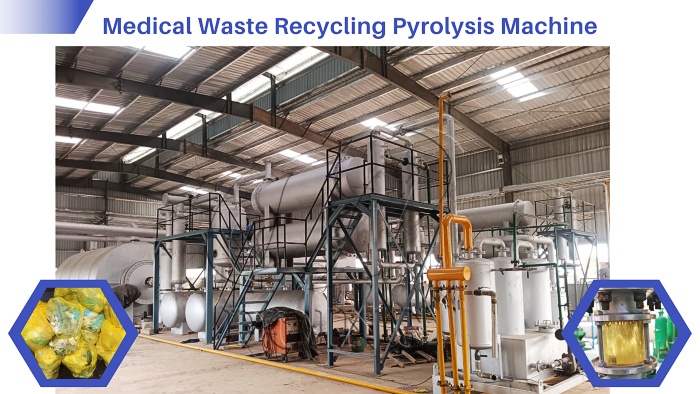 DOING medical waste recycling pyrolysis machine