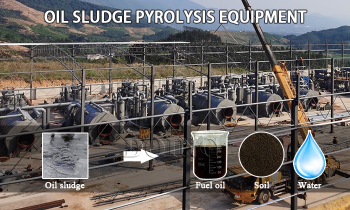 DOING oil sludge treatment plant