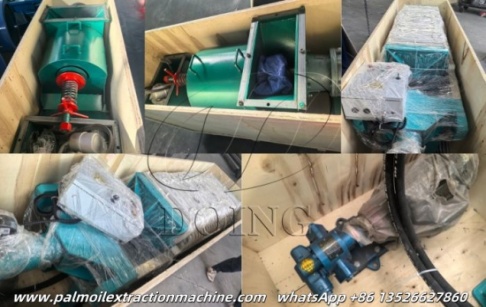 The palm oil making machines ordered by a Australian customer were successfully dispatched