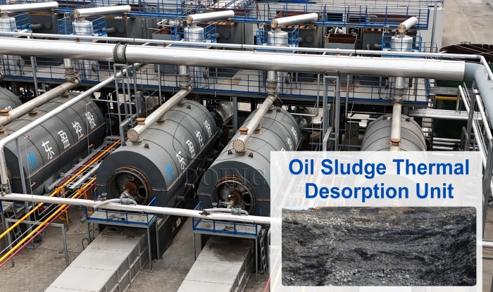 oil based rock cutting thermal desorption unit