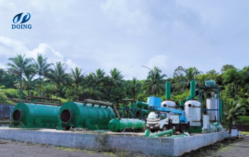 DOING Pyrolysis Plant and Waste Oil Refining Machine Project in Fiji