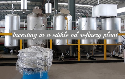 A Nigerian customer successfully placed an order for edible oil refinery plant manufactured by Henan Glory Company