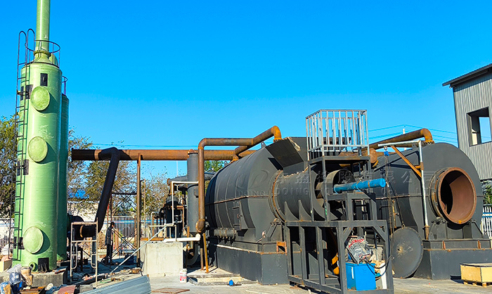 DOING plastic mulch pyrolysis machine